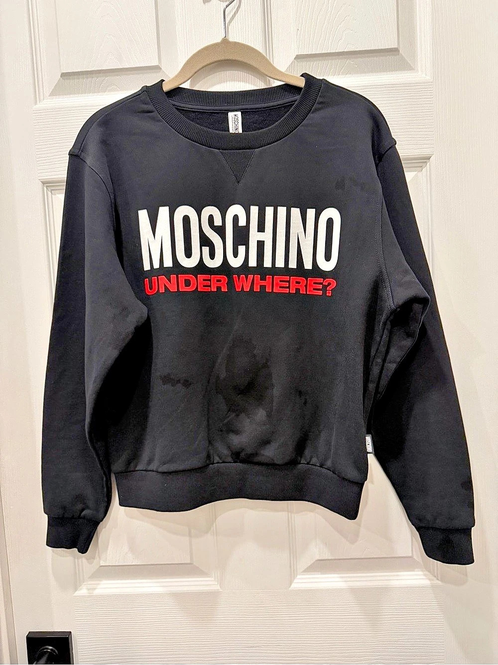 Moschino Underwear 'Under Where?' Crew - size XS